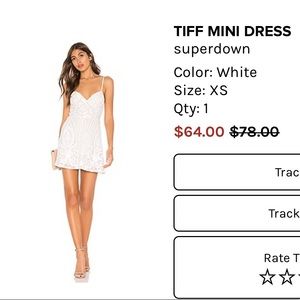 White sequin dress